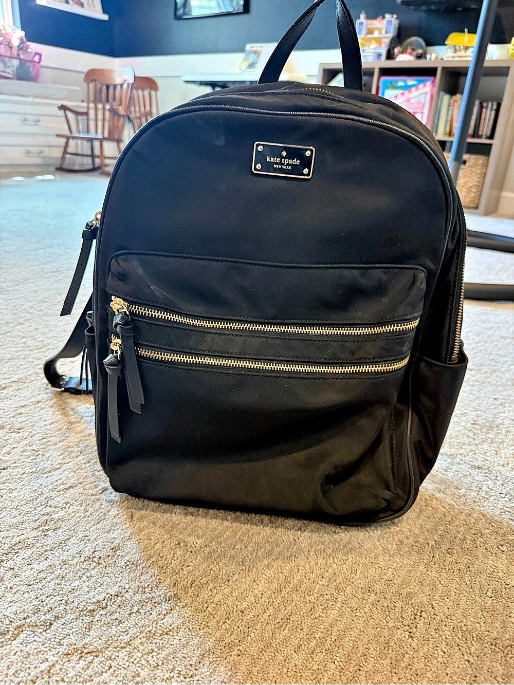 Kate Spade Carter Nylon Cargo Backpack Black